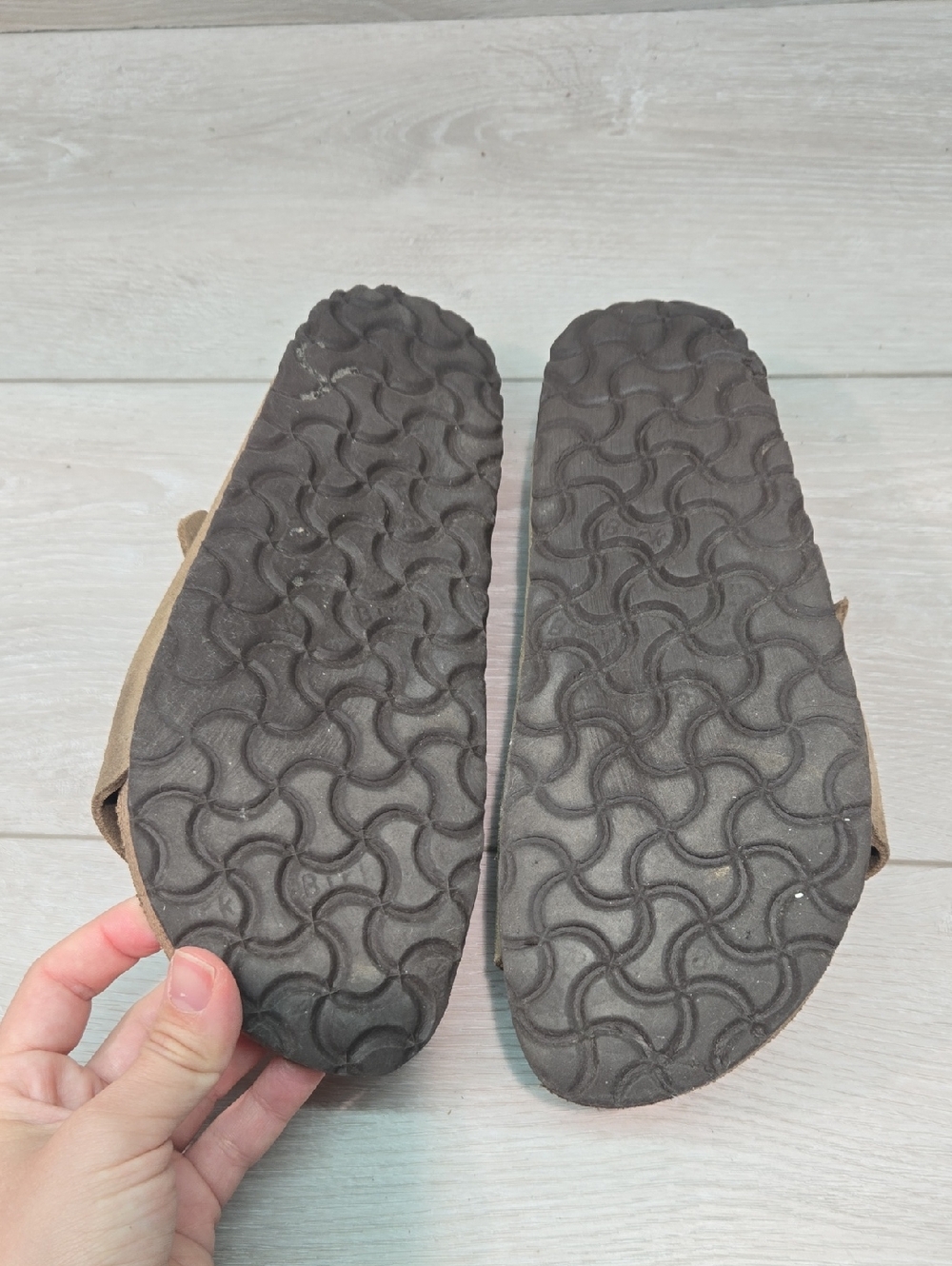 Birkenstock Women Zurich Suede Double-Buckle Slide Sandals Shoes Sz 39/8 Narrow - Picture 9 of 12
